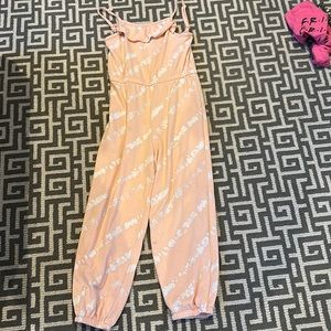 Pink and white jumper for kids.